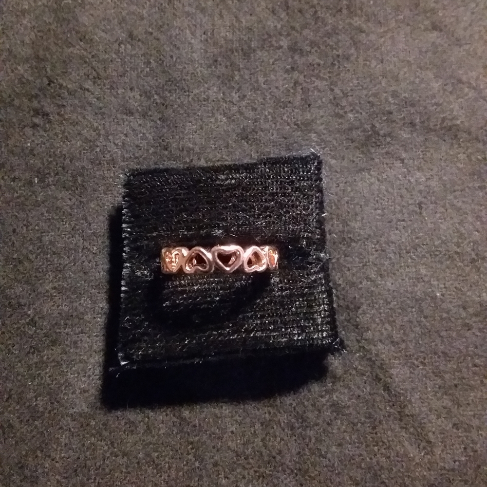 Rose Gold Heart Toe Ring